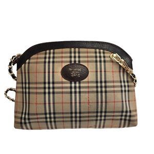 Vintage BURBERRY'S nova check clutch converted to crossbody bag